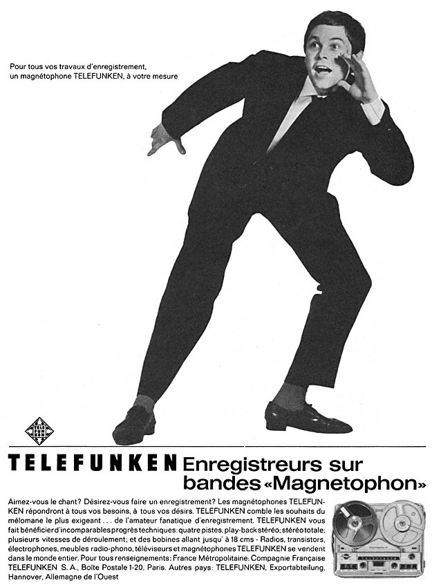 Advert Telefunken 1962