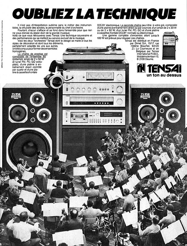 Advert Tensai 1979