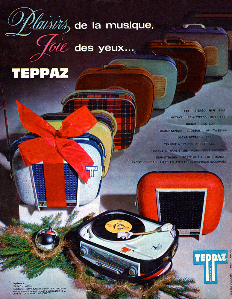 Advert Teppaz 1963