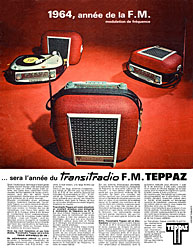 Advert Teppaz 1964