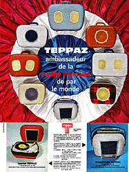 Advert Teppaz 1964