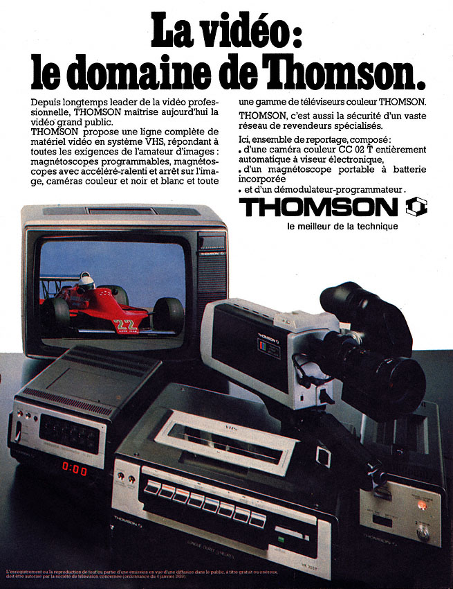 Advert Thomson 1980