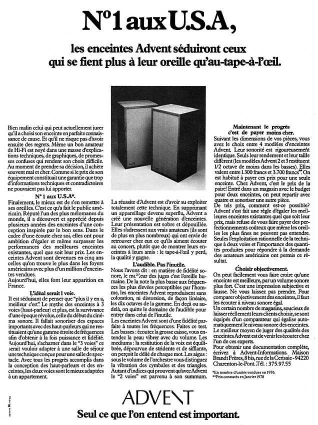 Advert Zzdivers_AUD5 1978