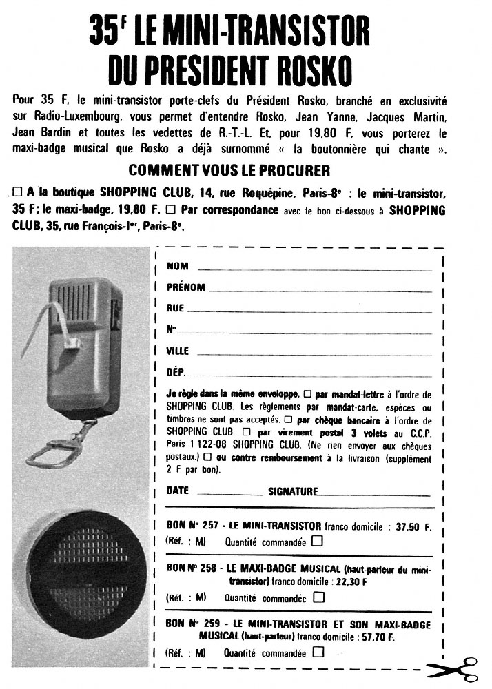 Advert Misc. 1967