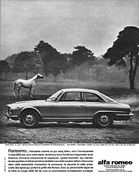 Advert Alfa Romeo 1963