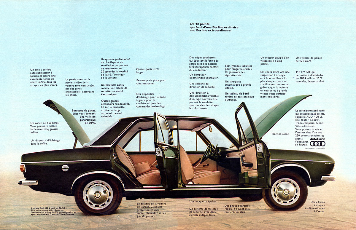Advert Audi 1969