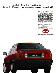 Advert Audi 1987