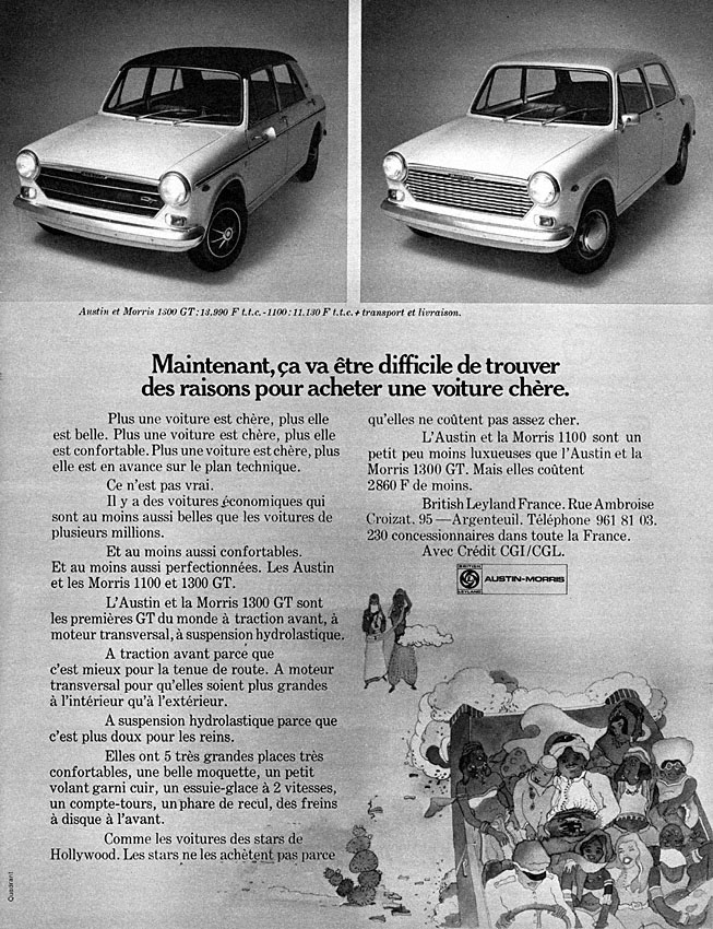 Advert Austin 1971
