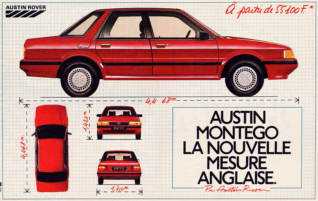 Advert Austin 1984