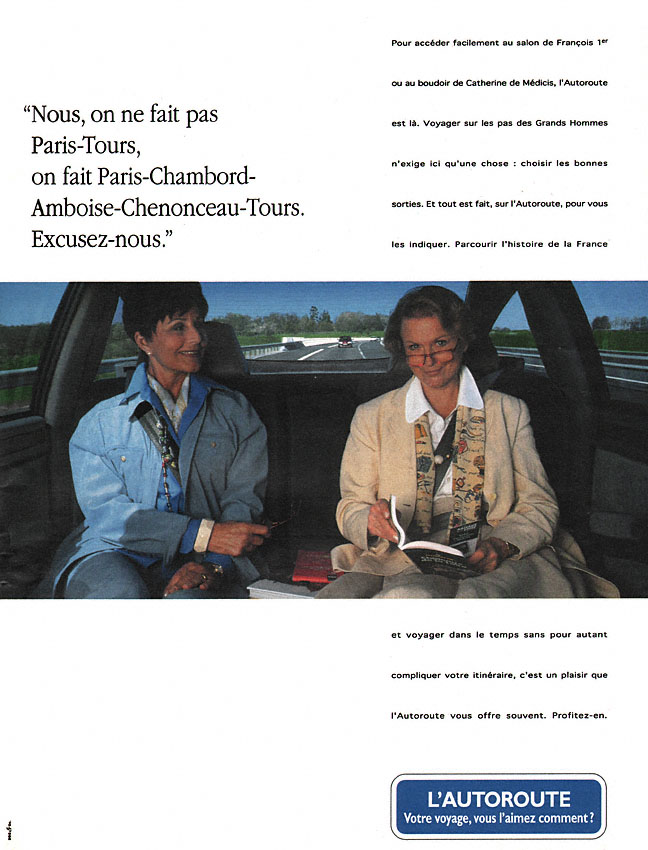 Advert Autoroute 1997