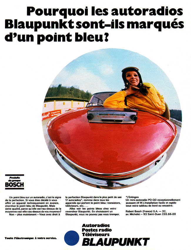 Advert Blaupunkt 1969
