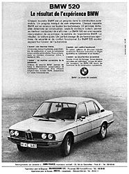 Advert Bmw 1972