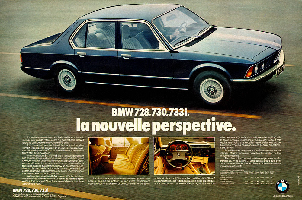 Advert Bmw 1978