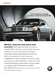 Advert Bmw 1997