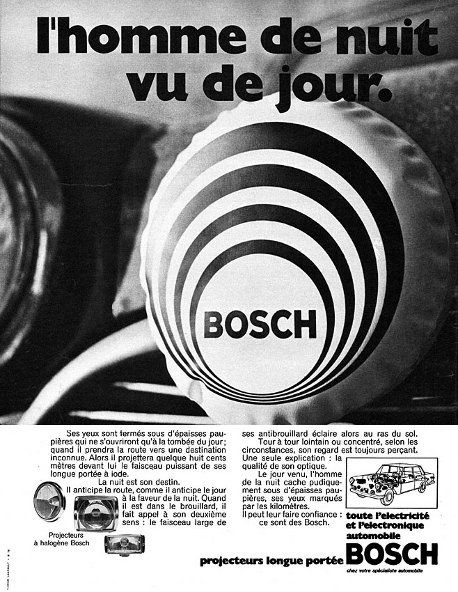 Advert Bosch 1969