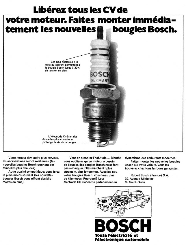 Advert Bosch 1969