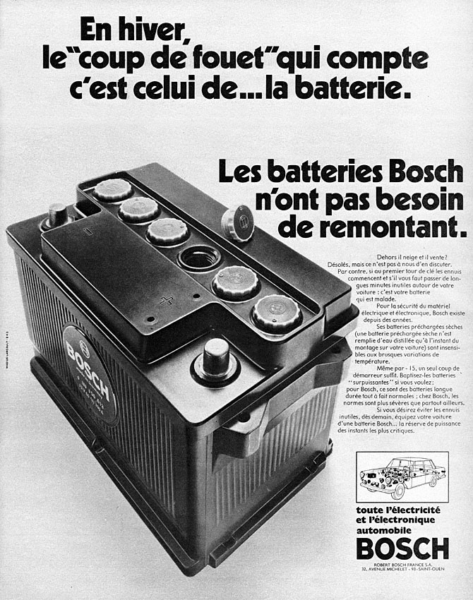 Advert Bosch 1970