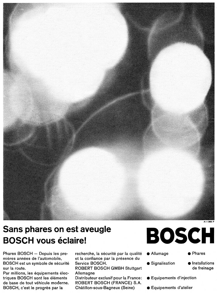Advert Bosch 1965
