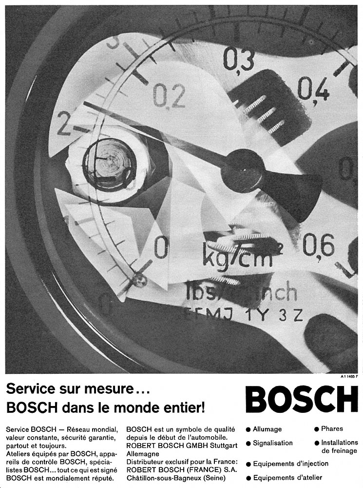 Advert Bosch 1965