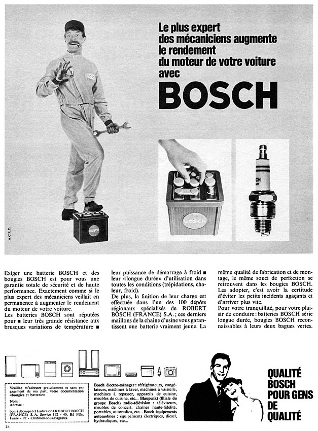 Advert Bosch 1966