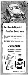 Advert Castrol 1957