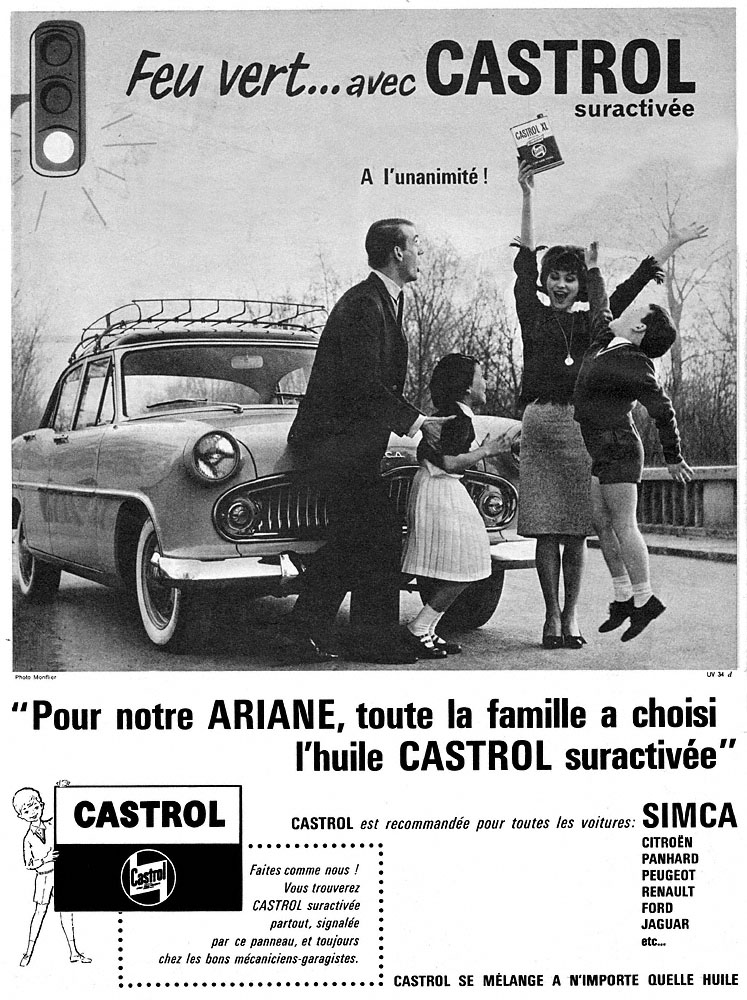 Advert Castrol 1961