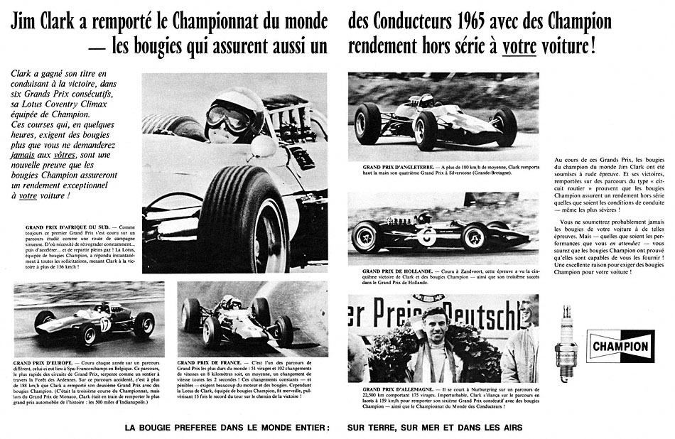 Advert Champion 1966