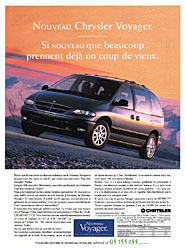 Advert Chrysler 1996