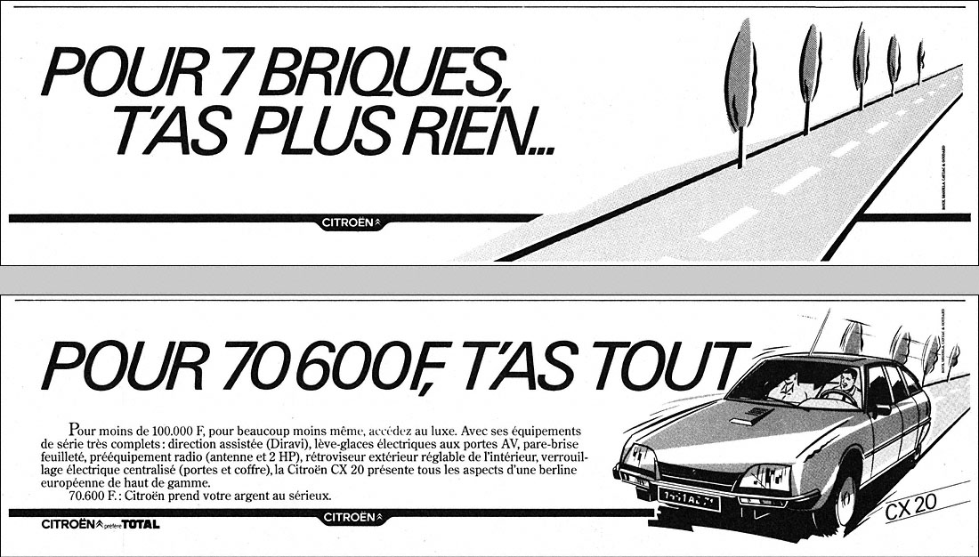 Advert Citron 1983