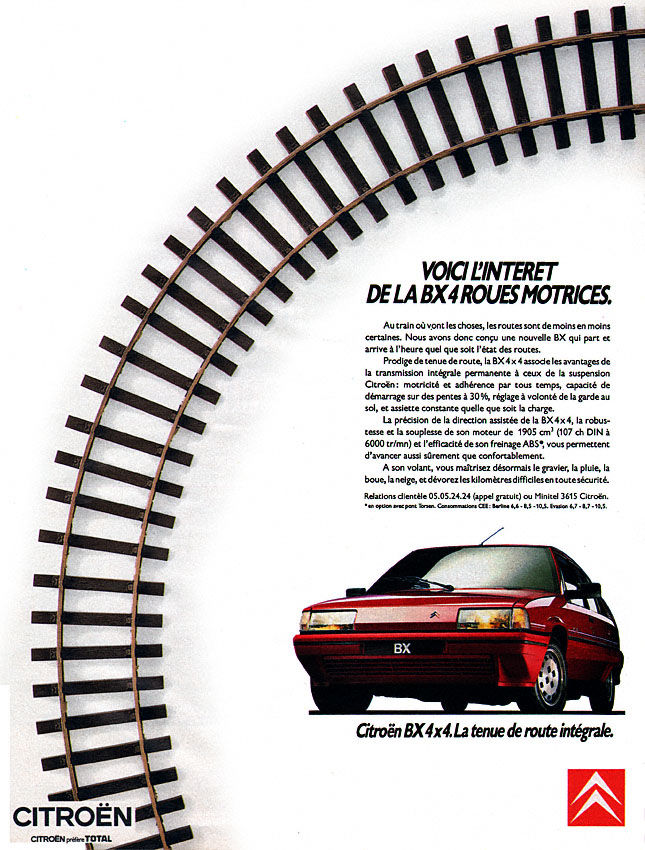 Advert Citron 1989