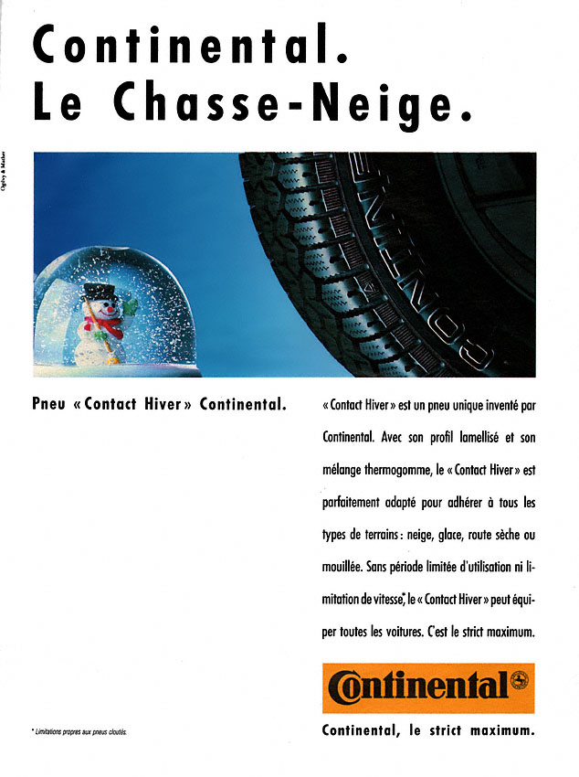 Advert Continental 1989