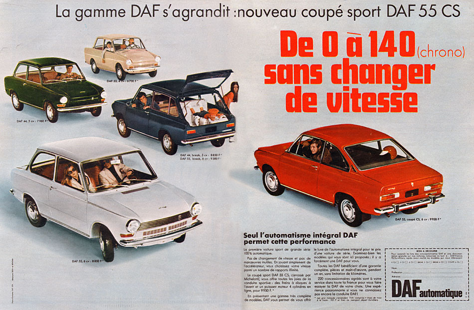 Advert Daf 1968