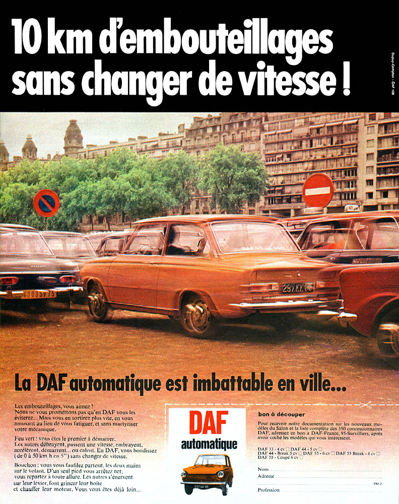 Advert Daf 1969