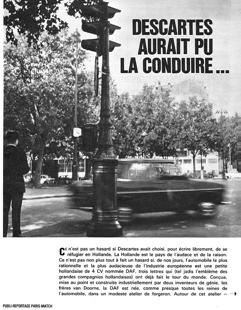 Advert Daf 1965