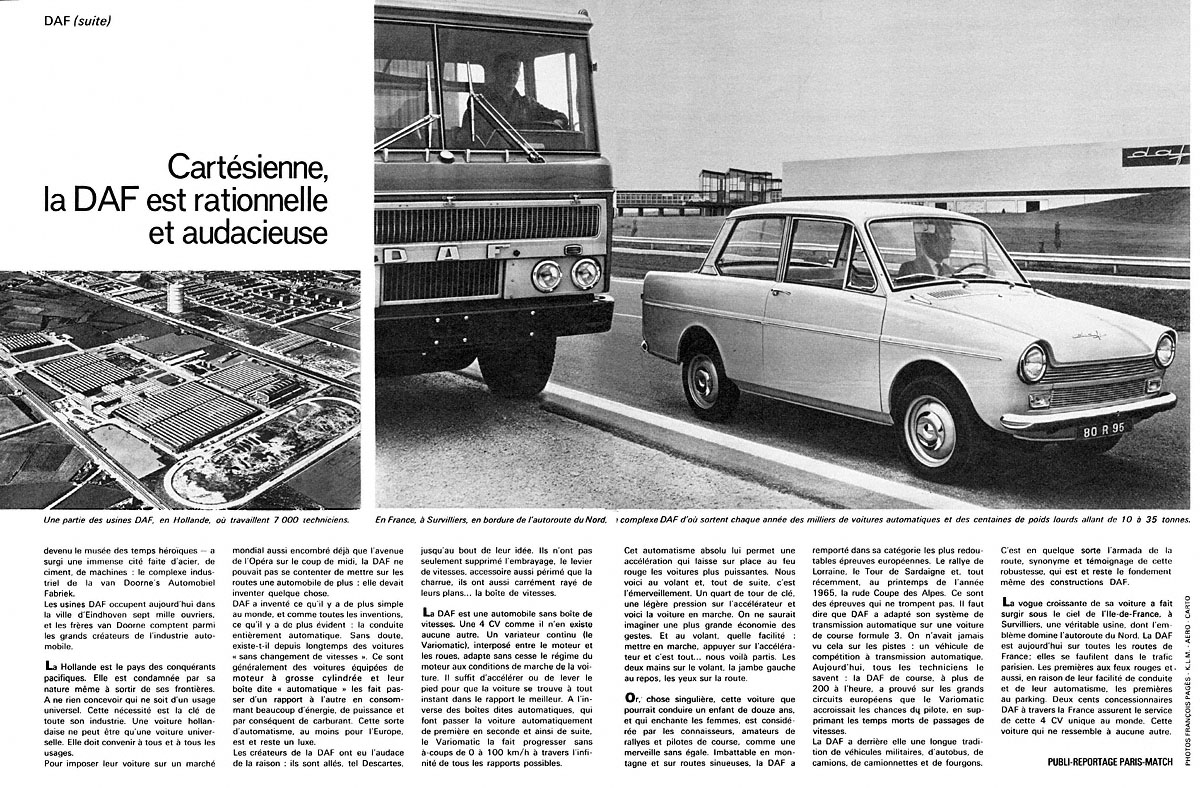 Advert Daf 1965