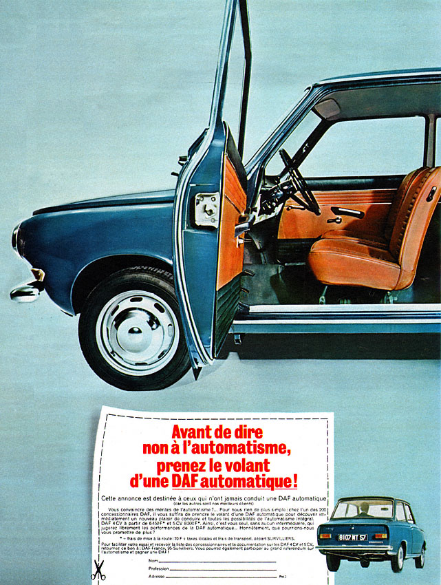 Advert Daf 1967