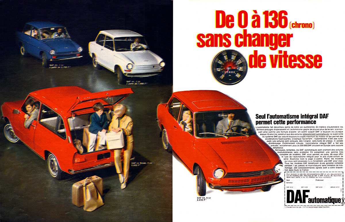 Advert Daf 1968