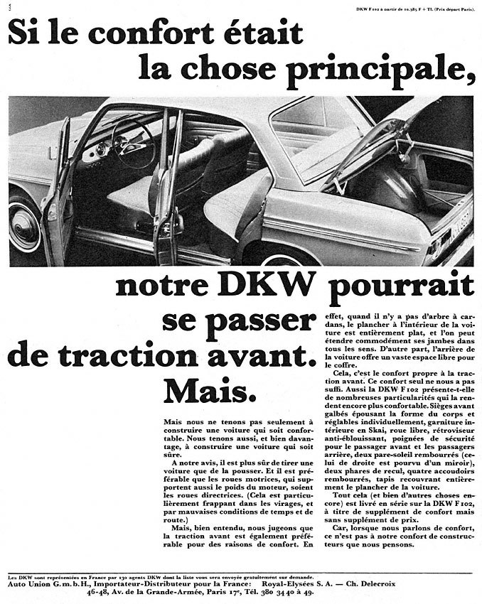 Advert Dkw 1965