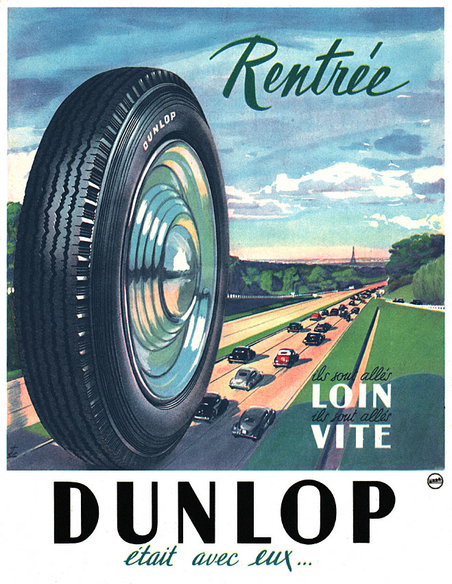 Advert Dunlop 1952