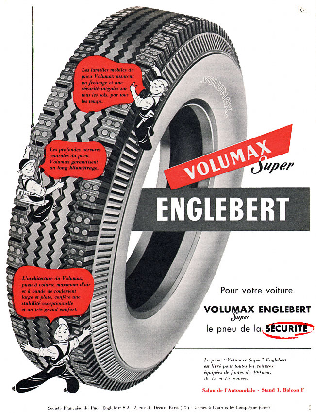 Advert Englebert 1954