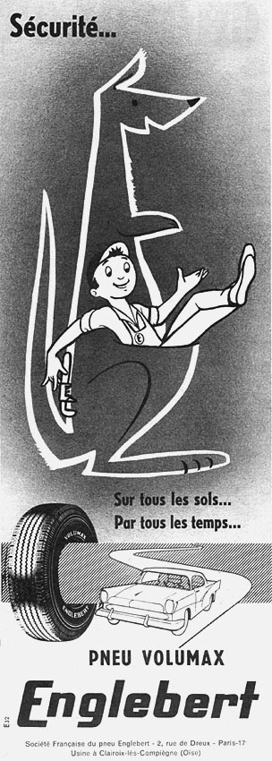 Advert Englebert 1958