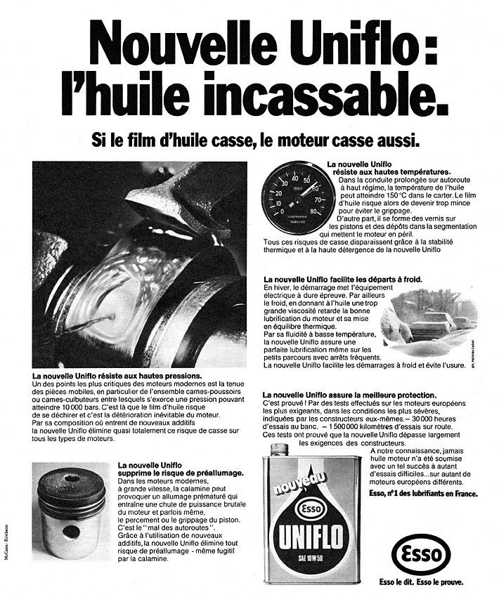 Advert Esso 1973