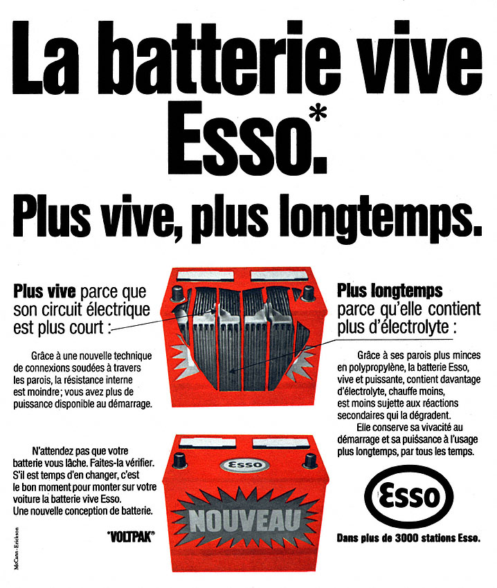 Advert Esso 1973