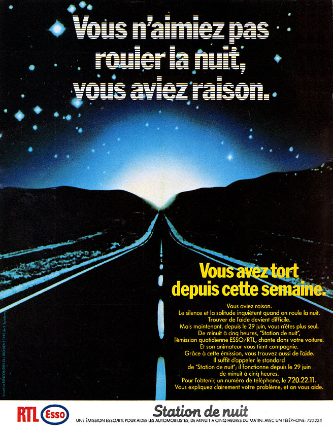 Advert Esso 1978