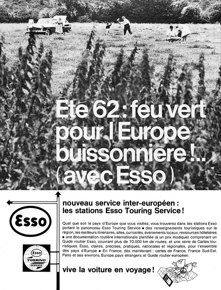 Advert Esso 1962