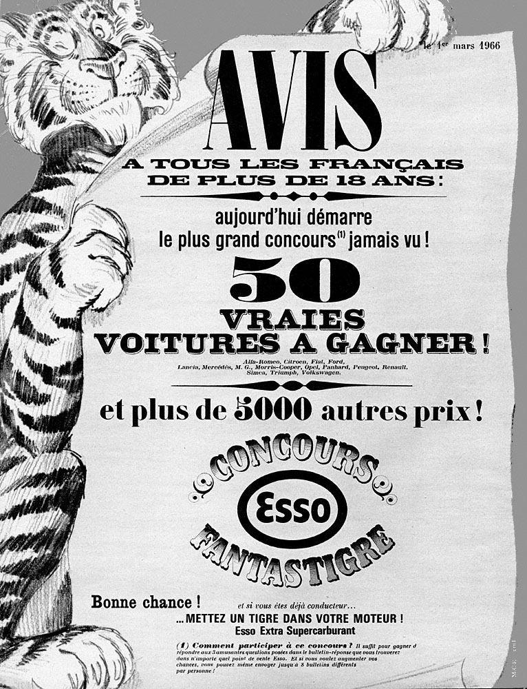 Advert Esso 1966