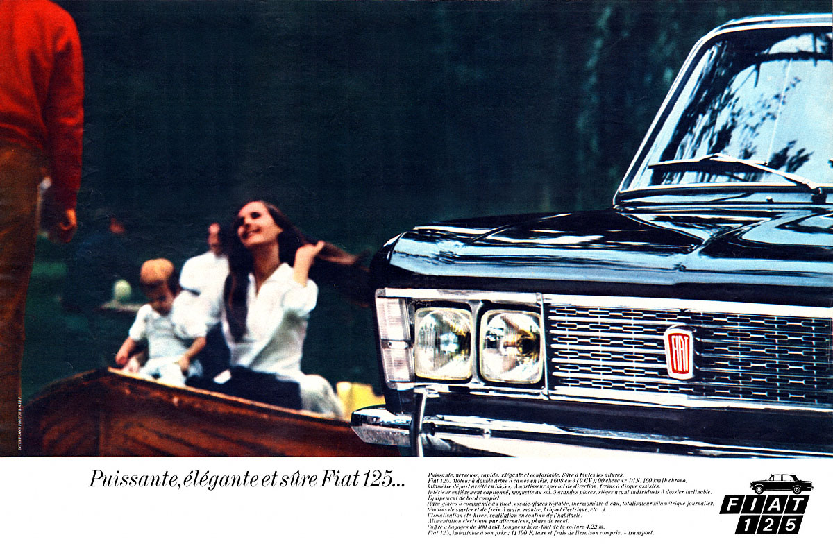 Advert Fiat 1968