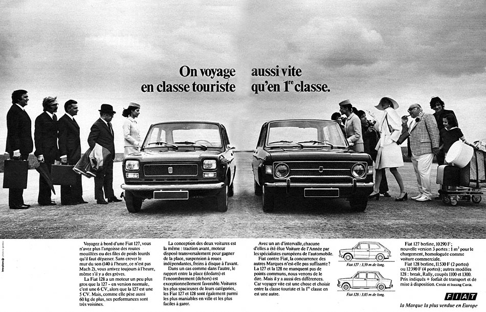 Advert Fiat 1972