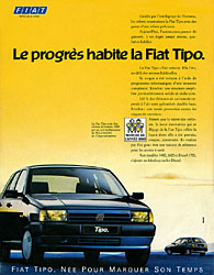 Advert Fiat 1989