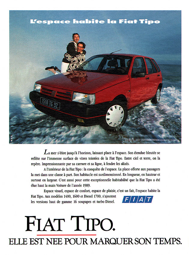 Advert Fiat 1990